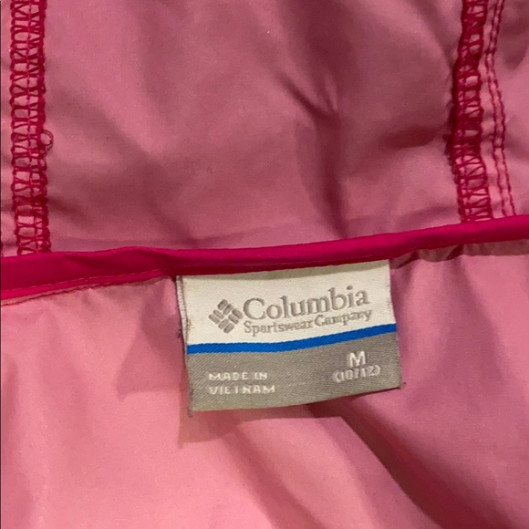 Girl’s Columbia Windbreaker Jacket Coat - Picture 4 of 4